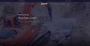 Print da capa do site da Gouvêa feito pela Inserver