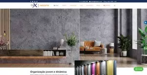 Print da capa do site da GTEX feito pela Inserver